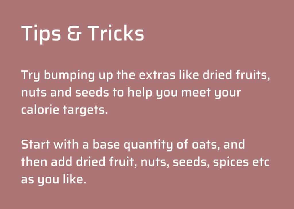 porridge tips and tricks